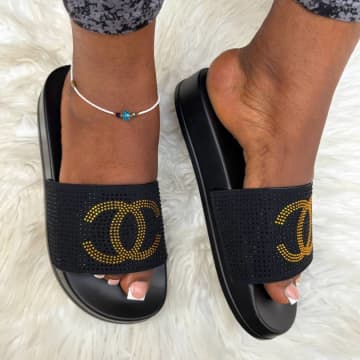 Stylish Chanel Slides