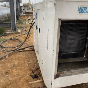 Used Perkins lister generator, 60kva image 2