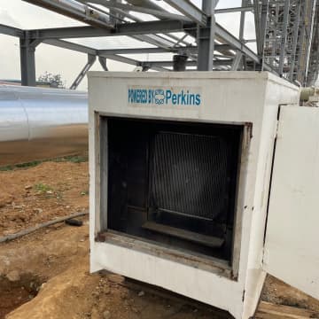 Used Perkins lister generator, 60kva image 3