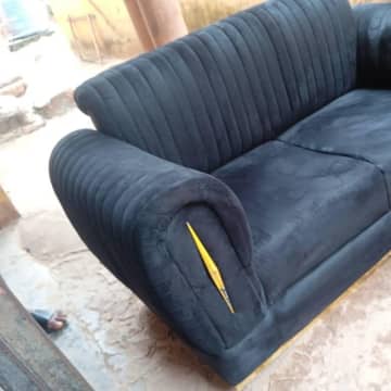 A set of cushion chairs